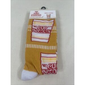 NWT Cup Noodles Novelty Crew Socks Men's Fit Shoe Sz 6-12